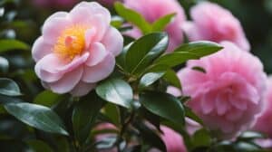 Camellia Japonica Elegance And Beauty In Bloom