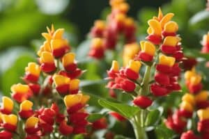 Sweet Growth Candy Corn Plant Manettia Luteorubra Propagation Tips